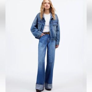 Madewell Blue Flare & Wide Leg Jeans